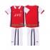 Camisola Arsenal Retro Criança Equipamento Primeiro 1998 1999 Manga Curta